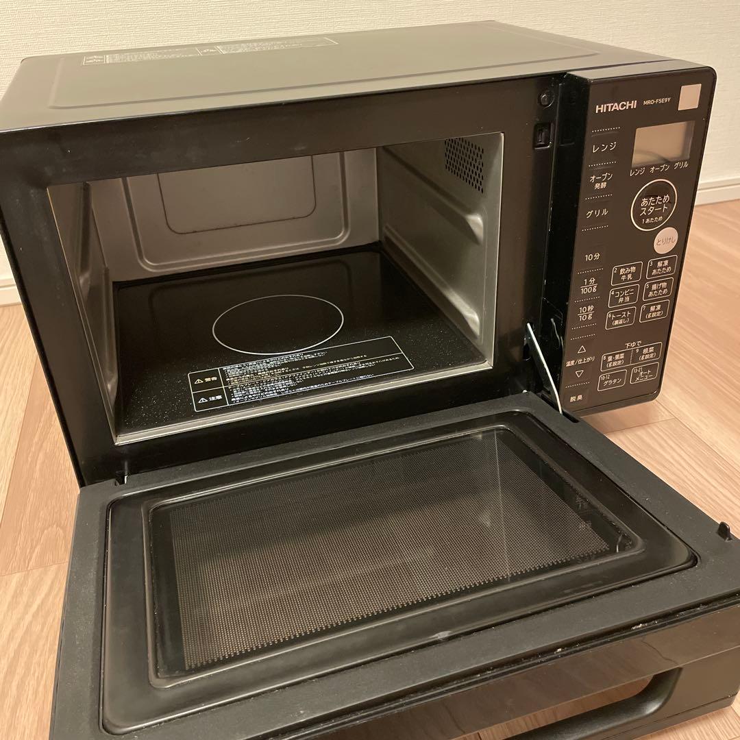 HITACHI 日立 ブラック オーブンレンジ　MRO-F5E9Y 2021年製
