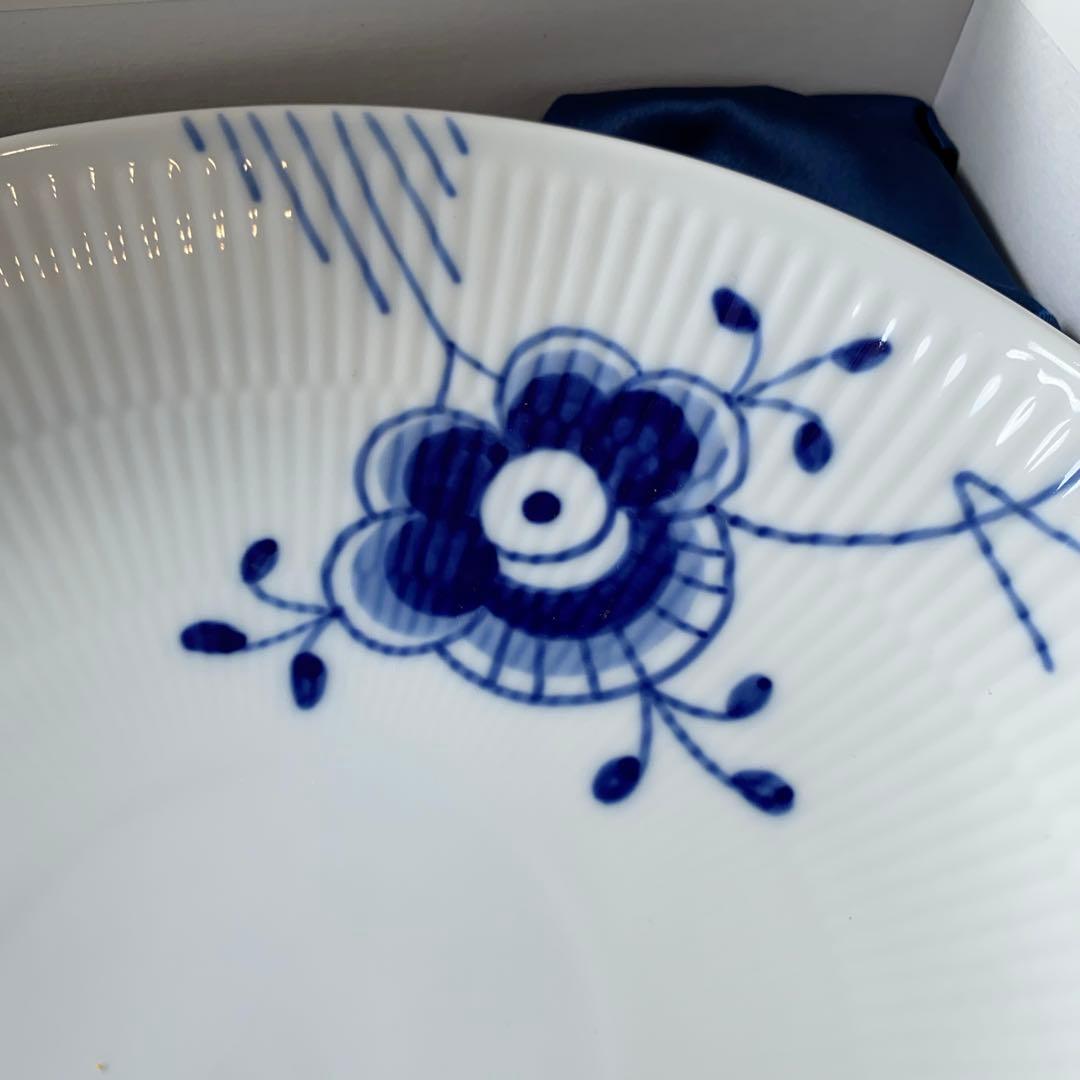 【ロイヤルコペンハーゲン】 ブルーフルーテッド 皿 25cm 2枚セット