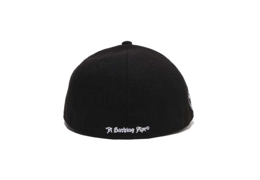 新品未使用！A BATHING APE new era 7 1/2 黒 bape