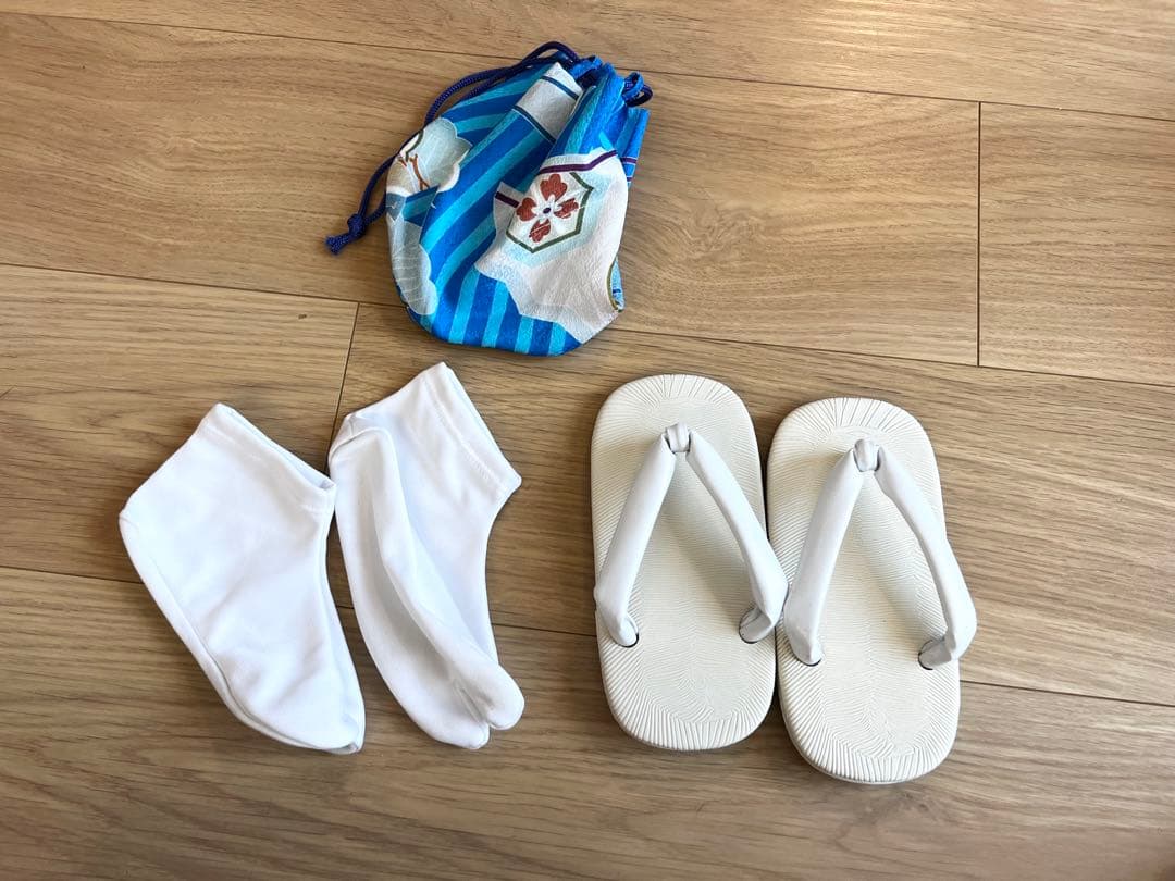 花うさぎ　七五三(3歳　男の子)着物　被布　小物セット