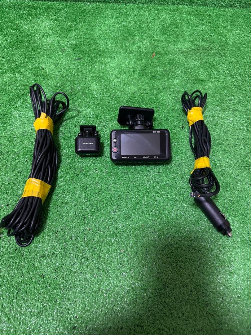 コムテックZDR055フロント＆リアカメラ パーキングモニター