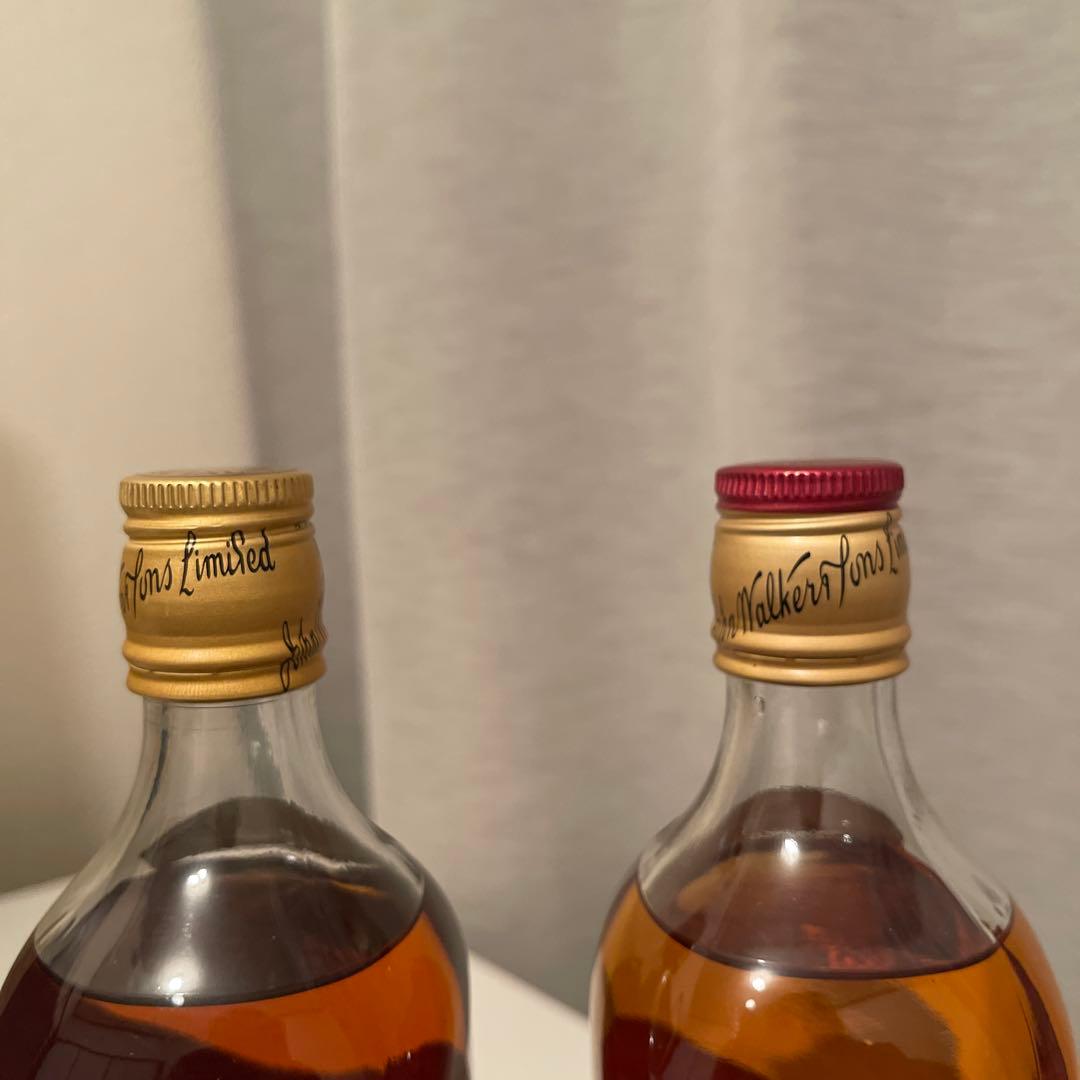 ジョニーウォーカー　ブラック　レッド　70年代 白紋章　特級