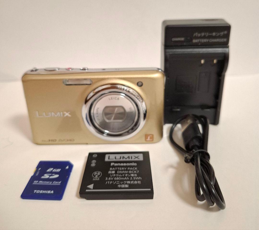[美品]パナソニック Panasonic LUMIX DMC-FX77 コンデジ