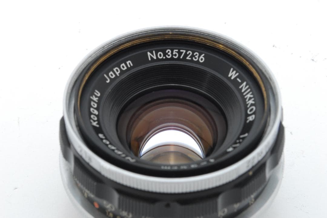 レア刻印 *U.S.PAT* Nikon W-Nikkor 3.5cm f1.8