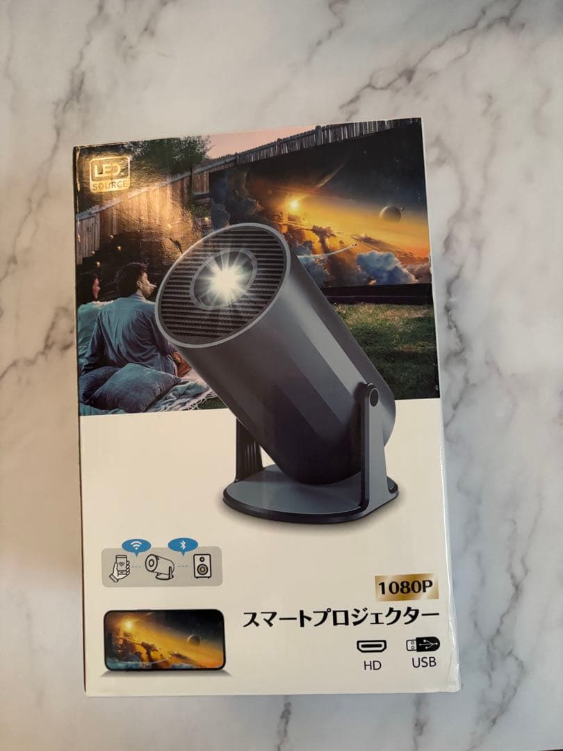 プロジェクター 家庭　新品未使用　4K対応Android TVBluetooth