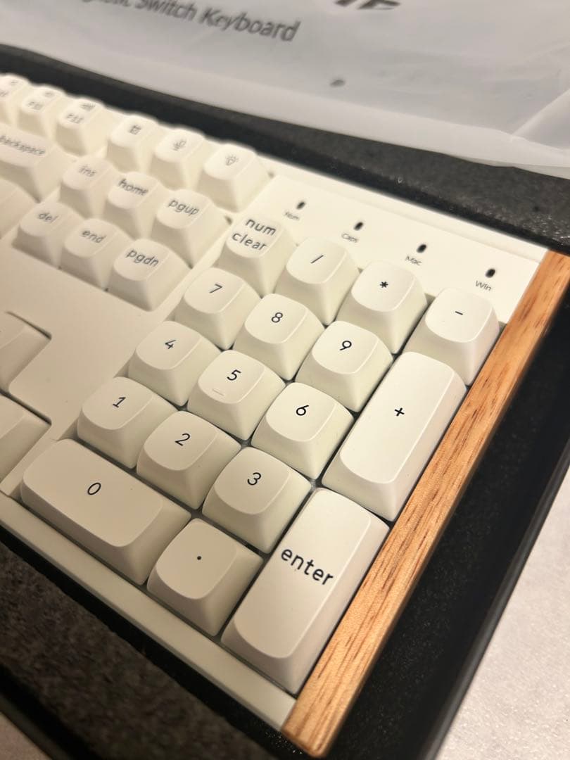 Keychron K10 HE 無線磁気スイッチカスタムキーボード　ホワイト