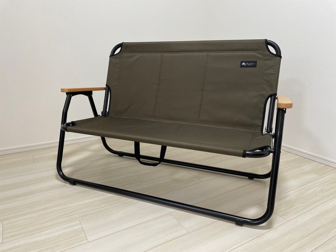 LOGOS GLAMBASIC CHAIR FOR 2 ブラウン