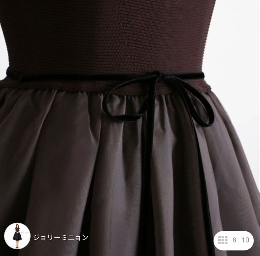 ★本日のみお値下げ★jolie mignon　ダークブラウン　ワンピース