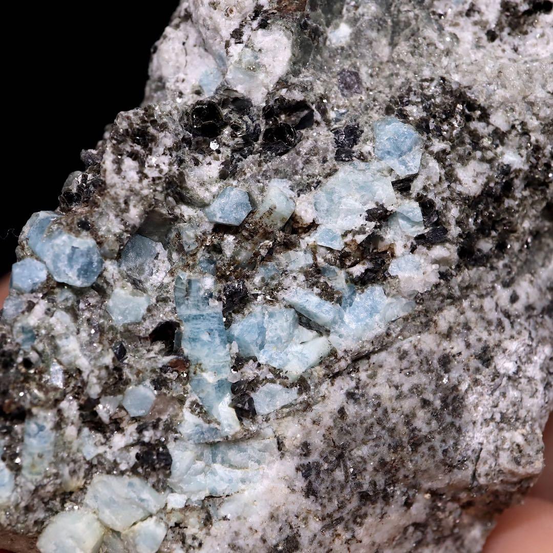 自主採掘！アクアマリン カリフォルニア産 548.5g　AQ254 原石　天然石