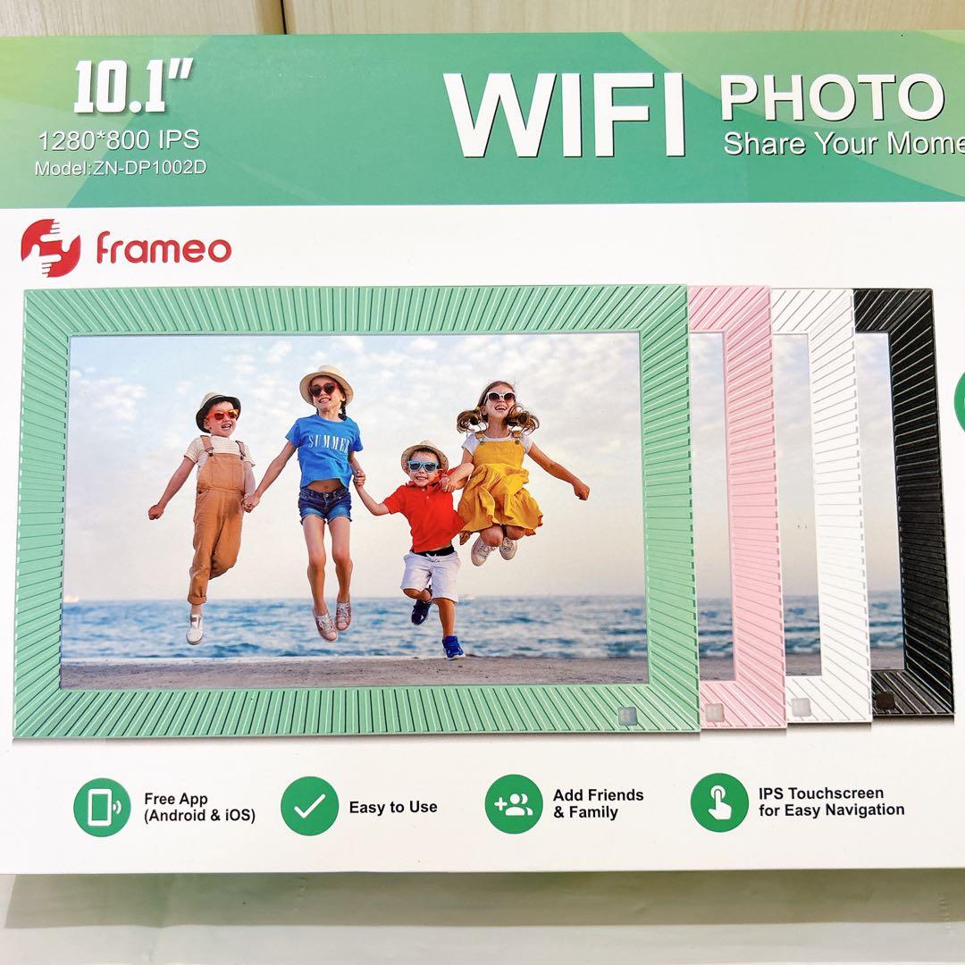 デジタルフォトフレーム 10.1インチ 1280×800IPS 簡単操作
