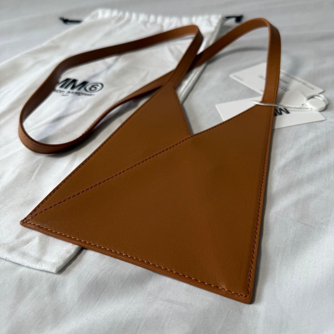 【定価6.4万】マルジェラ MM6 ジャパニーズ ショルダーバッグ ブラウン