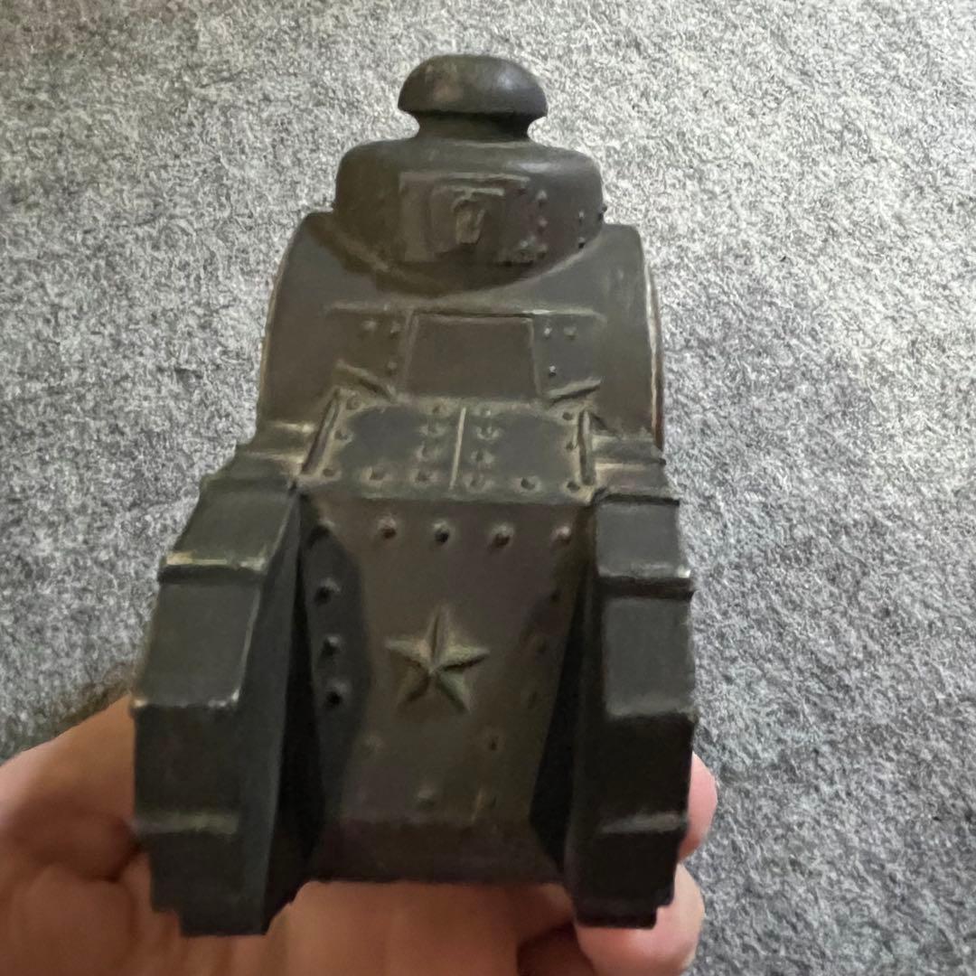 精工舎　SEIKOSYA イブシ戦車　置き時計　時計　ヴィンテージ　三越