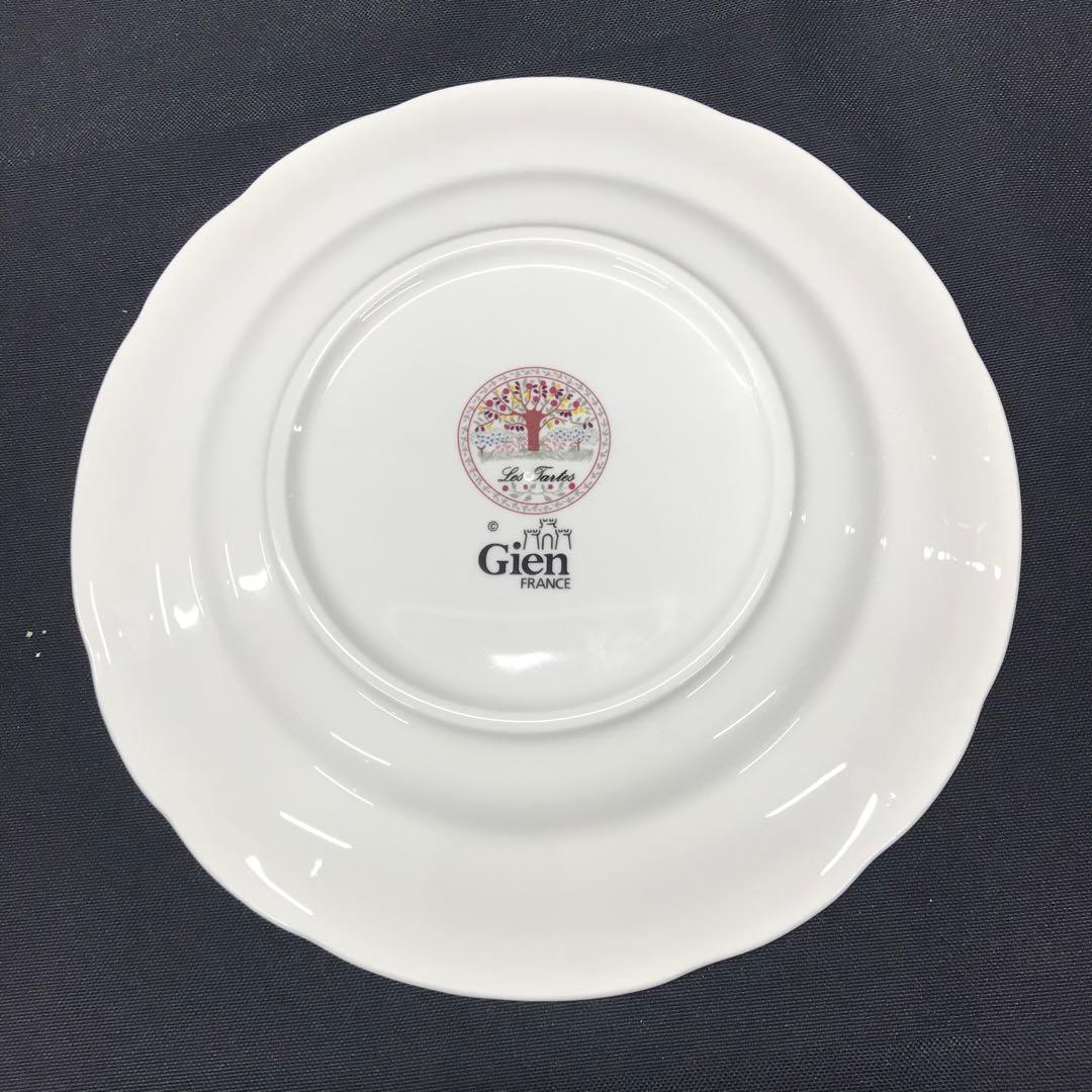 【美品】ジアン　Gien プレート　6P タルト　ケーキ　柄違い