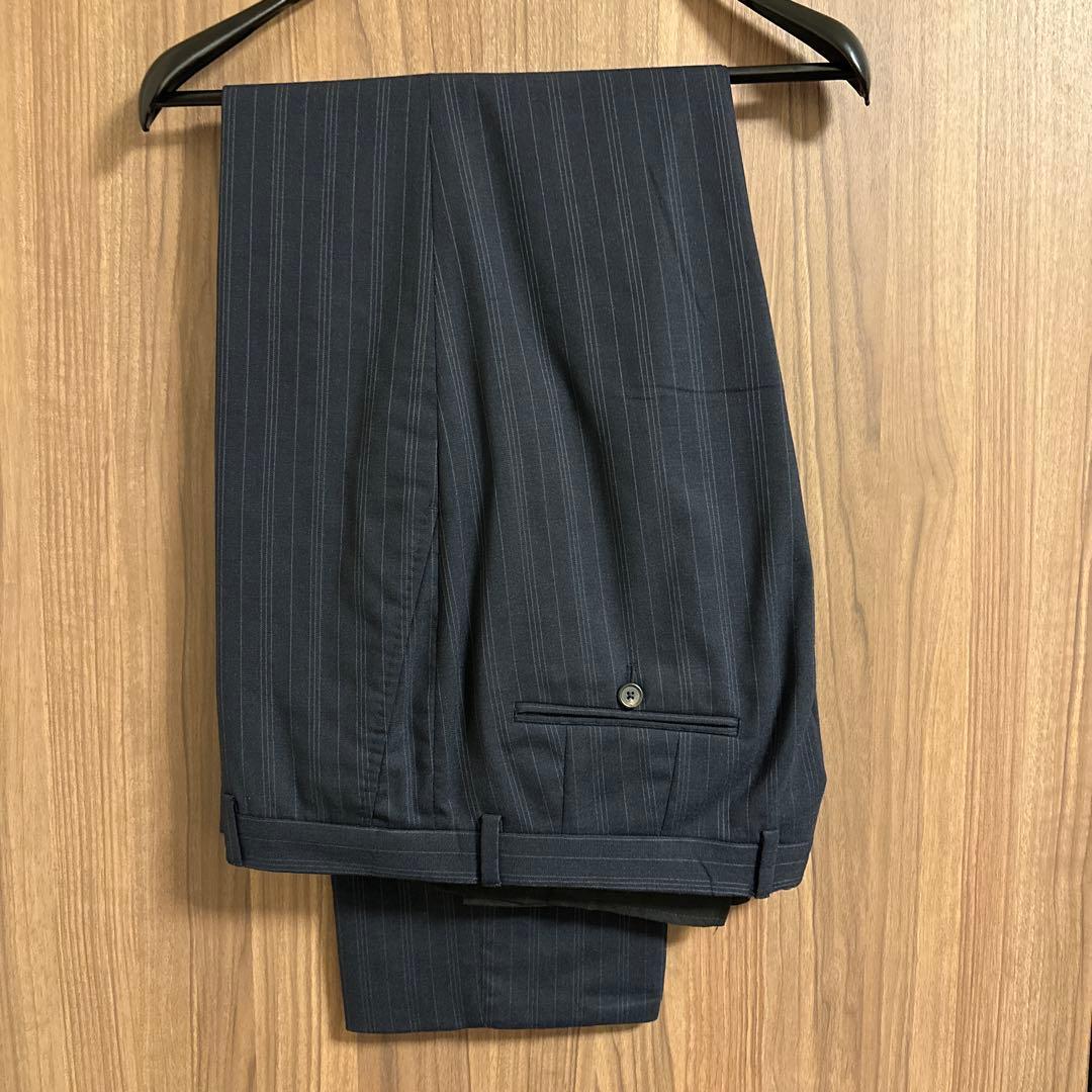 JIL SANDER ネイビー ストライプ スーツ50