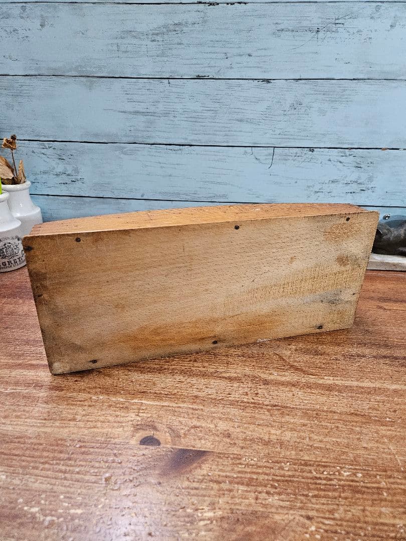 フランスヴィンテージ 木製のレターラック スタンド 手紙 書類立て 卓上 書斎