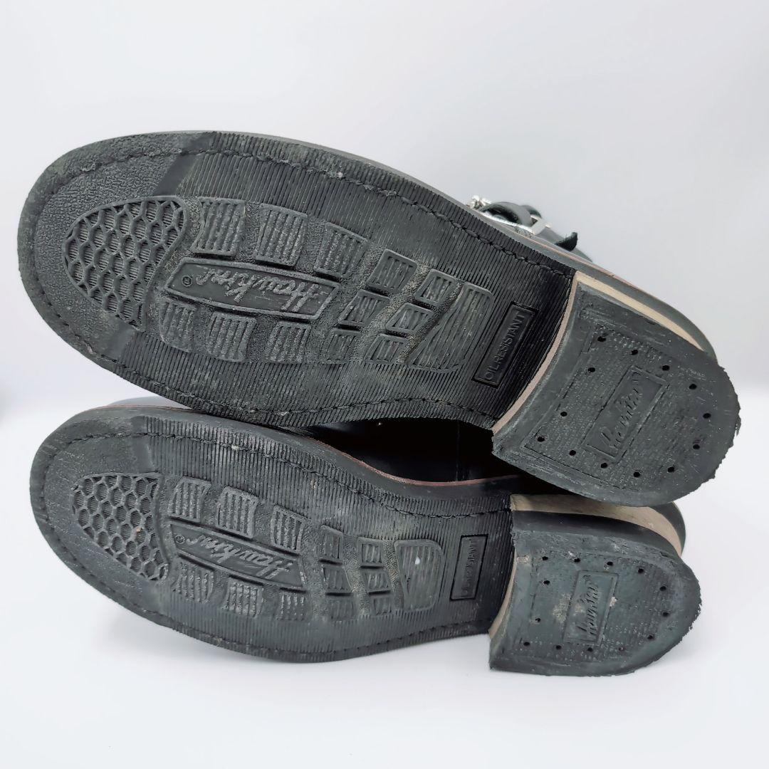 【良品】Hawkins　40015 スチールトゥ　エンジニアブーツ　黒　25cm