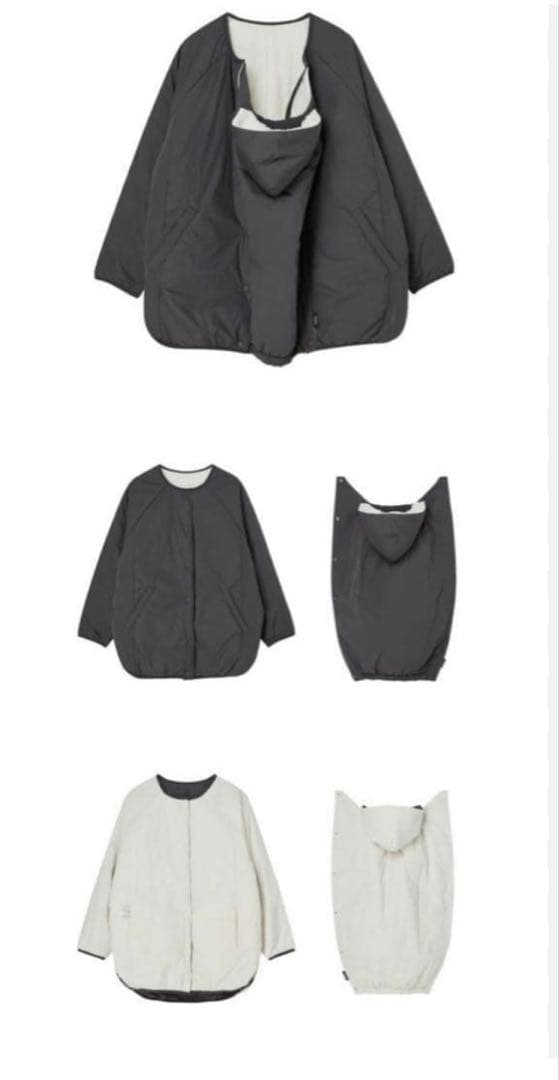 美品✨コニー Konny リバーシブル ママコート