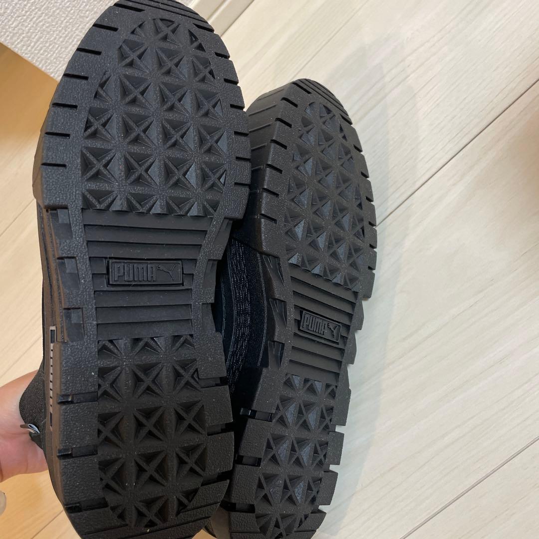 【新品未使用✨】PUMA★メイズチェルシースエードブーツ 24cm 黒プーマ