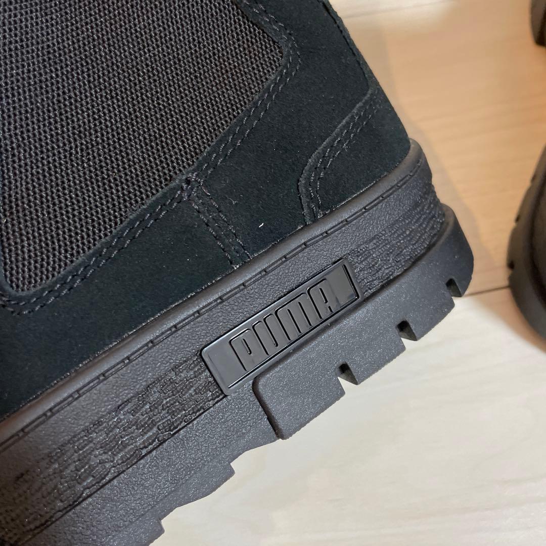 【新品未使用✨】PUMA★メイズチェルシースエードブーツ 24cm 黒プーマ