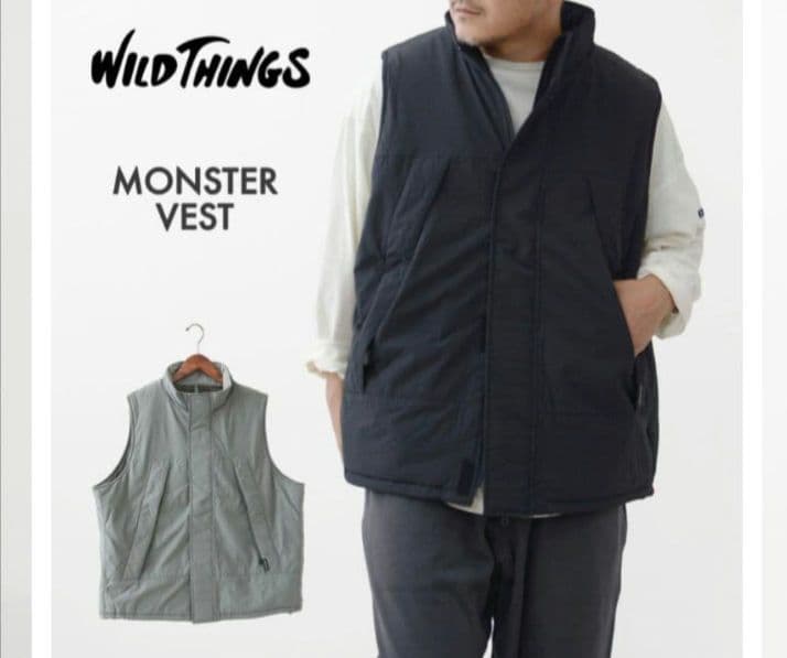 ３*様 WILD THINGS Monster Vest ワイルドシングス モン