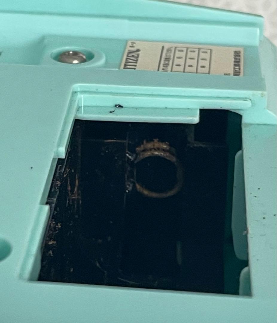 希少 CITIZEN シチズン　4RD600 青緑系　ジャンク品