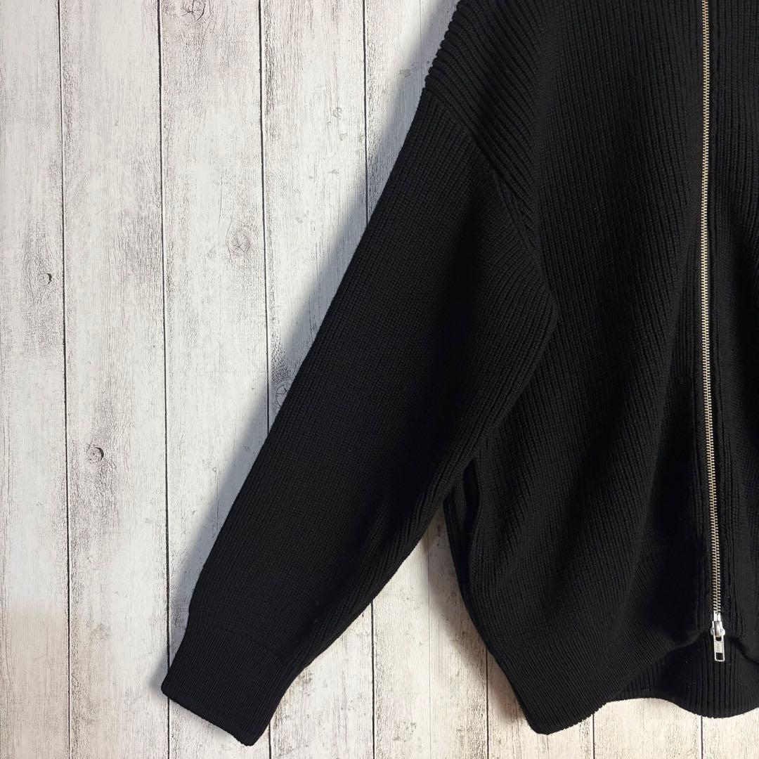 【人気デザイン】シュタイン☆ドライバーズニット オーバーサイズ stein 黒色