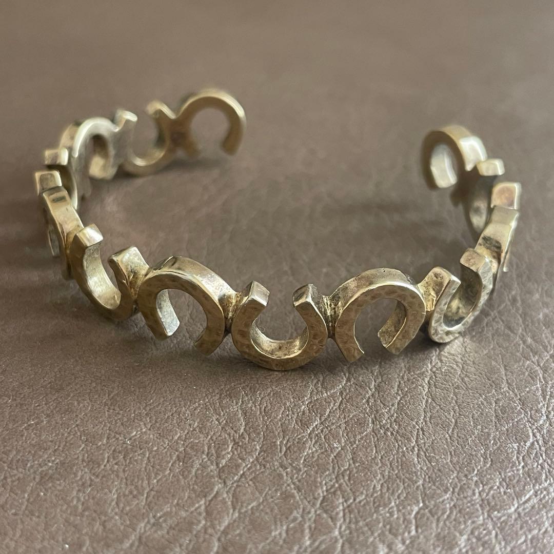 203jewelry シルバー馬蹄バングル