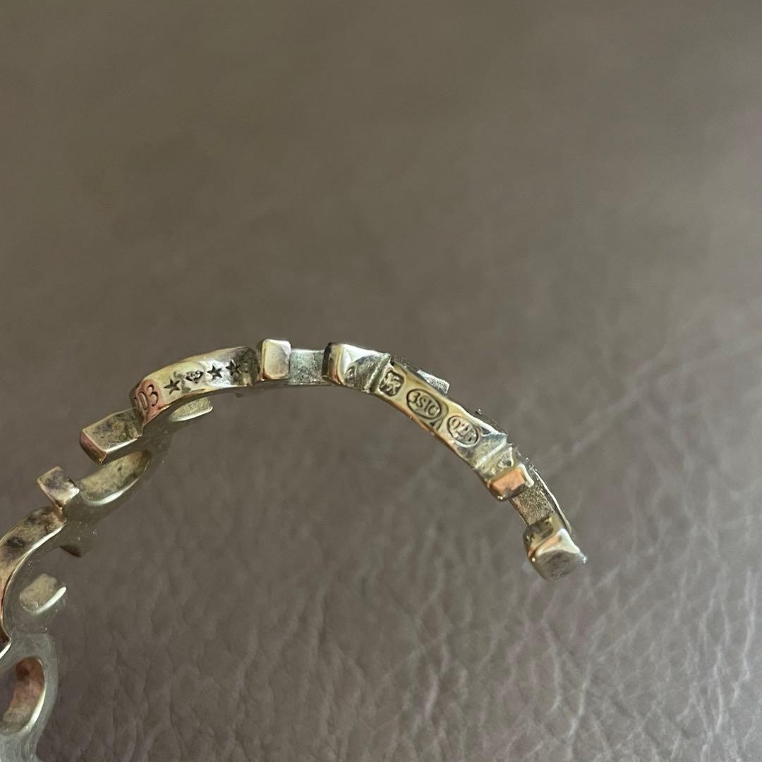 203jewelry シルバー馬蹄バングル