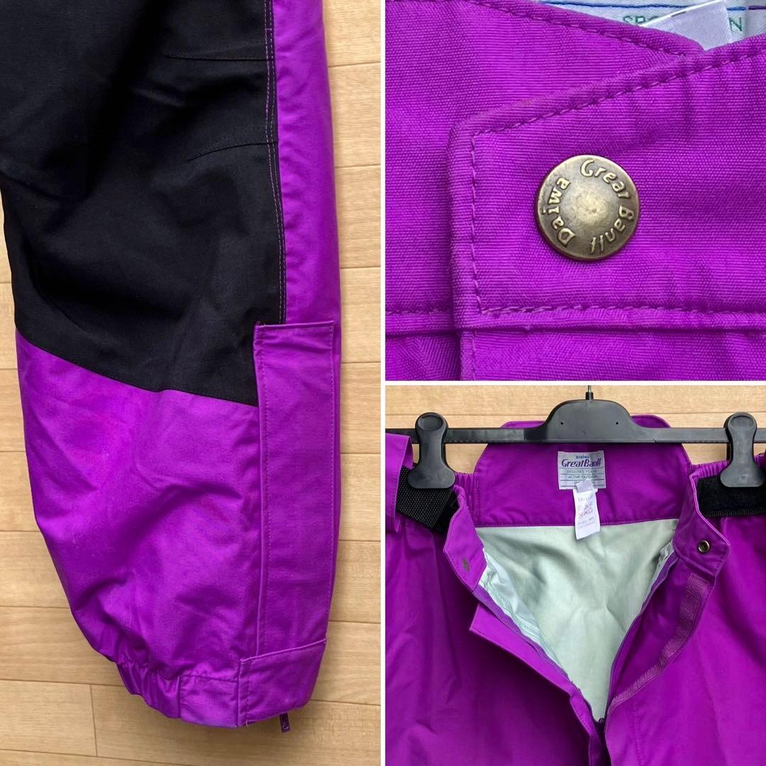 ダイワ ゴアテックス フィッシングスーツ M レインスーツ 紫 GORE-TEX