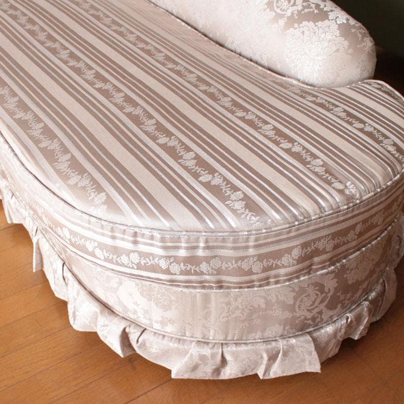 シュシュ カウチソファ ベージュ ファブリック 445-037