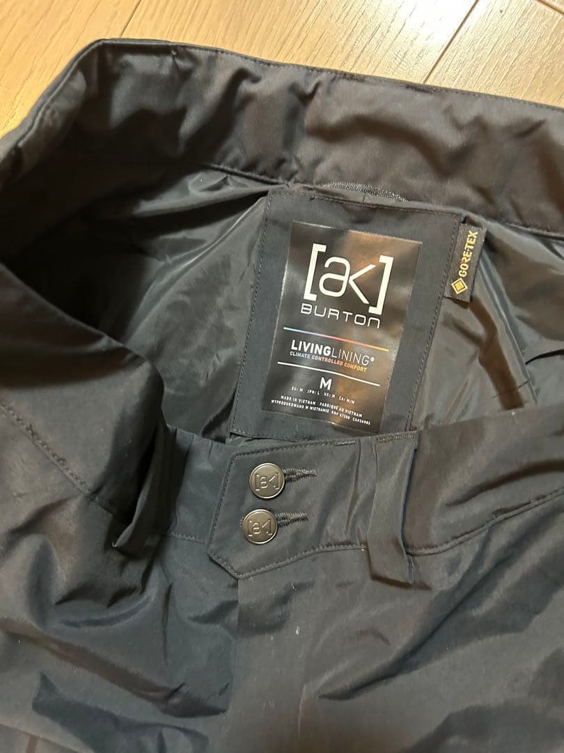 美品 BURTON [ak] M パンツ　バートン　ジャケット　黒　ブラック