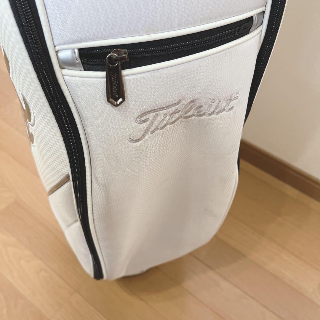 K263 Titleist タイトリスト ホワイト キャディバッグ