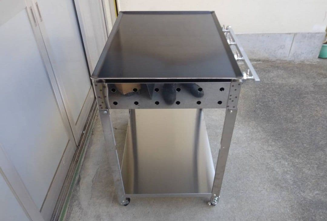 焼きそば 鉄板焼き LPガス グリドル 専用台付き お好み焼き