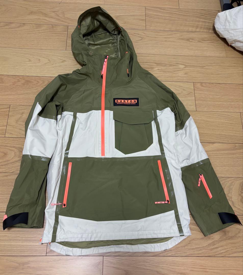 Burtonスノーボードウェア (オリーブグリーン/ホワイト)