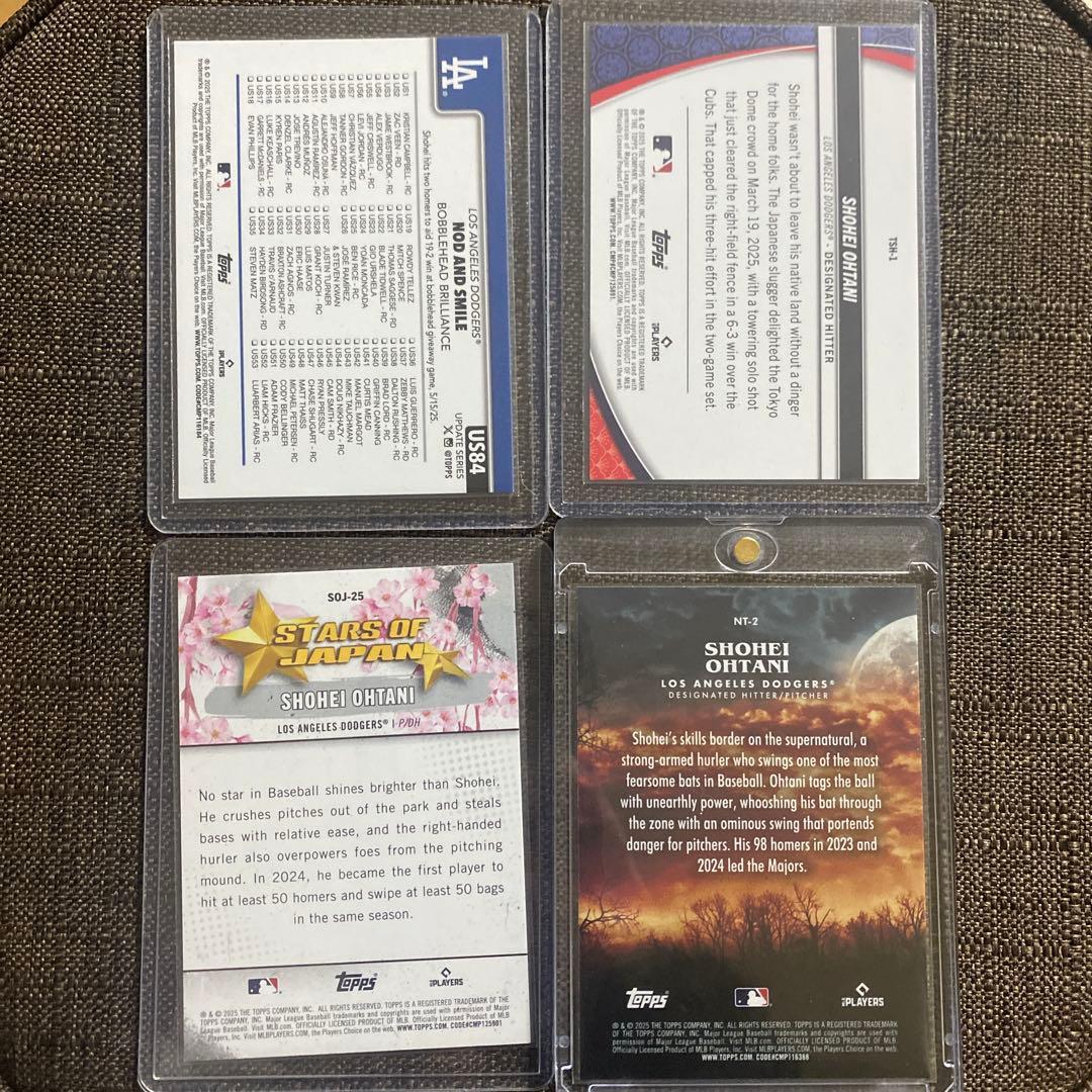 コ*キ様 topps 2025 update 大谷翔平　4枚セット