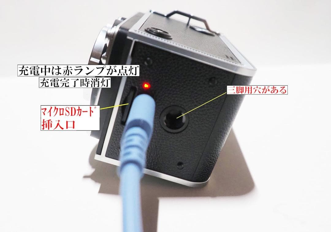 CHUZHAO ミニレトロカメラ: 1080Pミニレトロデジタルトイカメラ1.p