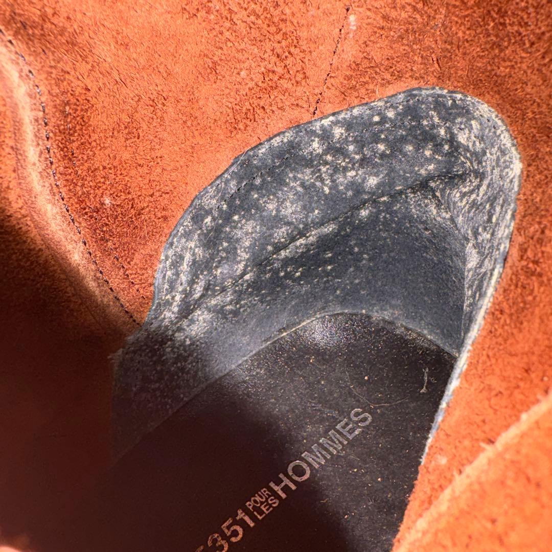 5351 POURLES HOMMES エンジニアブーツ【42】ブラウン Y2K