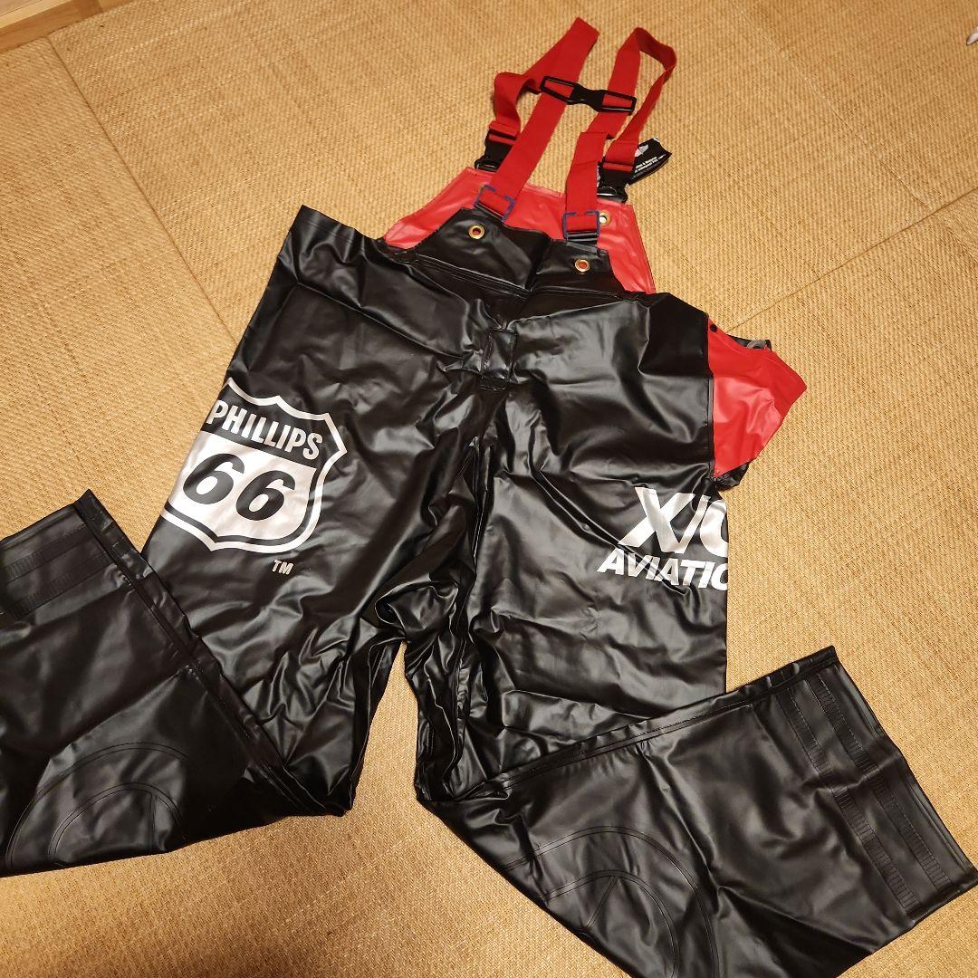 値下げ☆新品未使用　水産　パーカー　サロペット　100%防水　上下セット