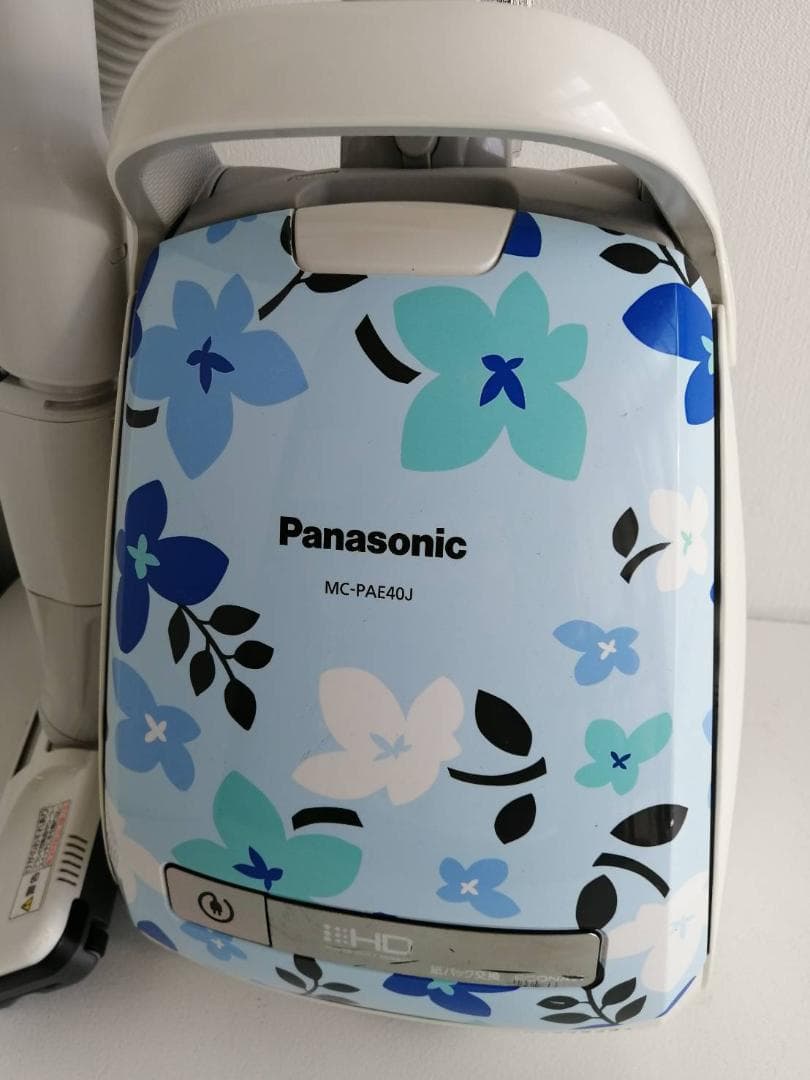 パナソニック 掃除機 花柄 エコナビ紙パック式 MC-PAE40J