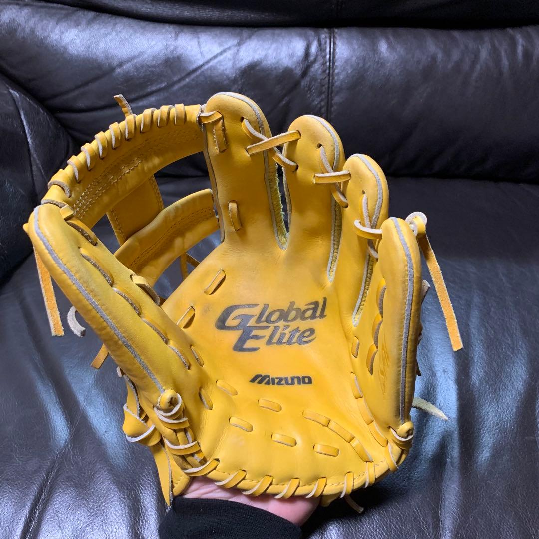 ミズノ　グローバルエリート　isai 軟式内野手用グローブ