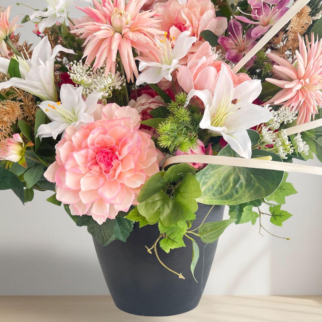 【特大 和モダンアレンジメント】光触媒加工／正月飾り 開店祝い・エントランス装飾