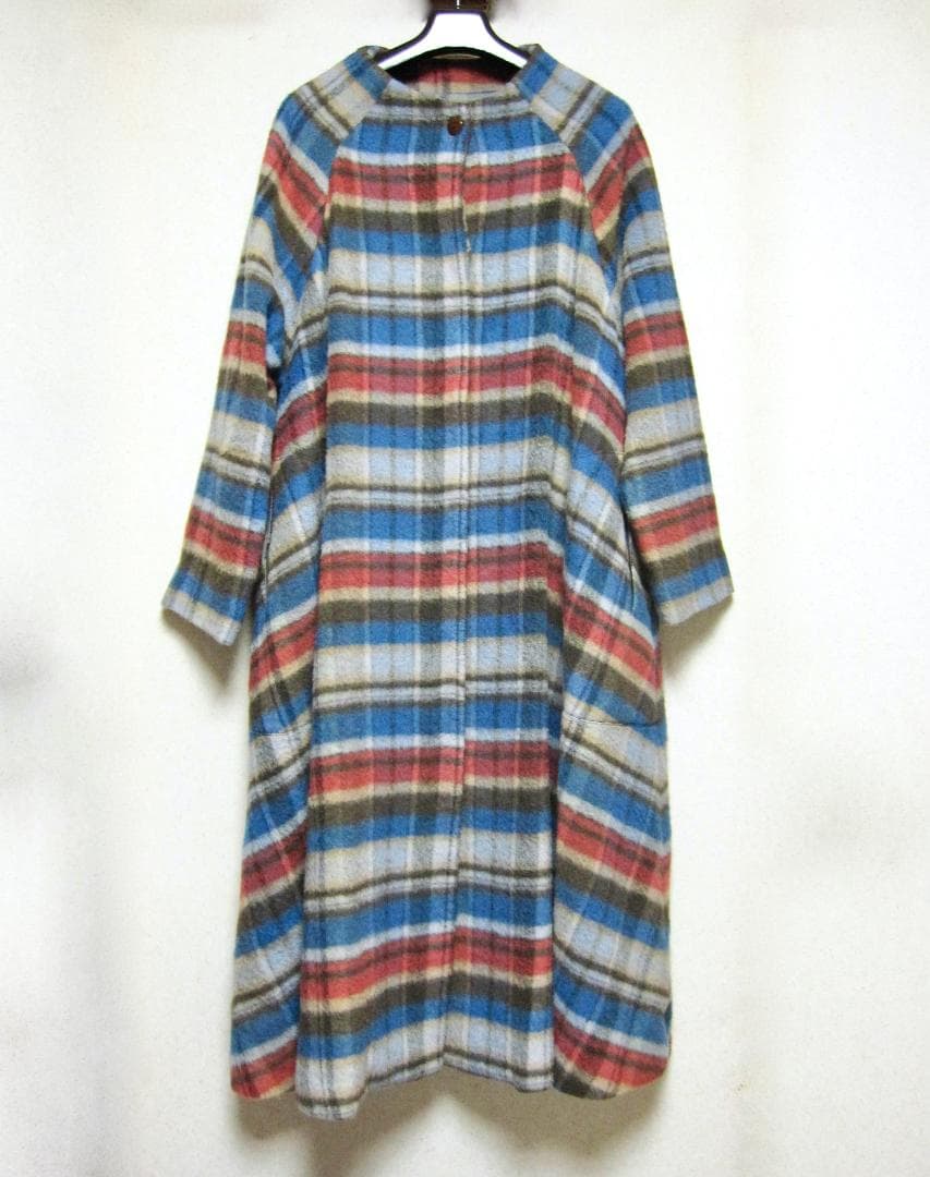 【美品】ADIEU TRISTESSE アルパカ チェック コート