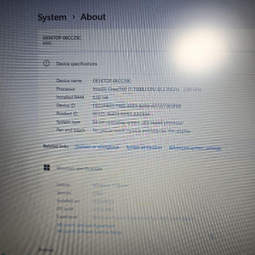 その他ノートPC本体 Lenovo ideapad 330-15IKB Core i7/8GB/SSD