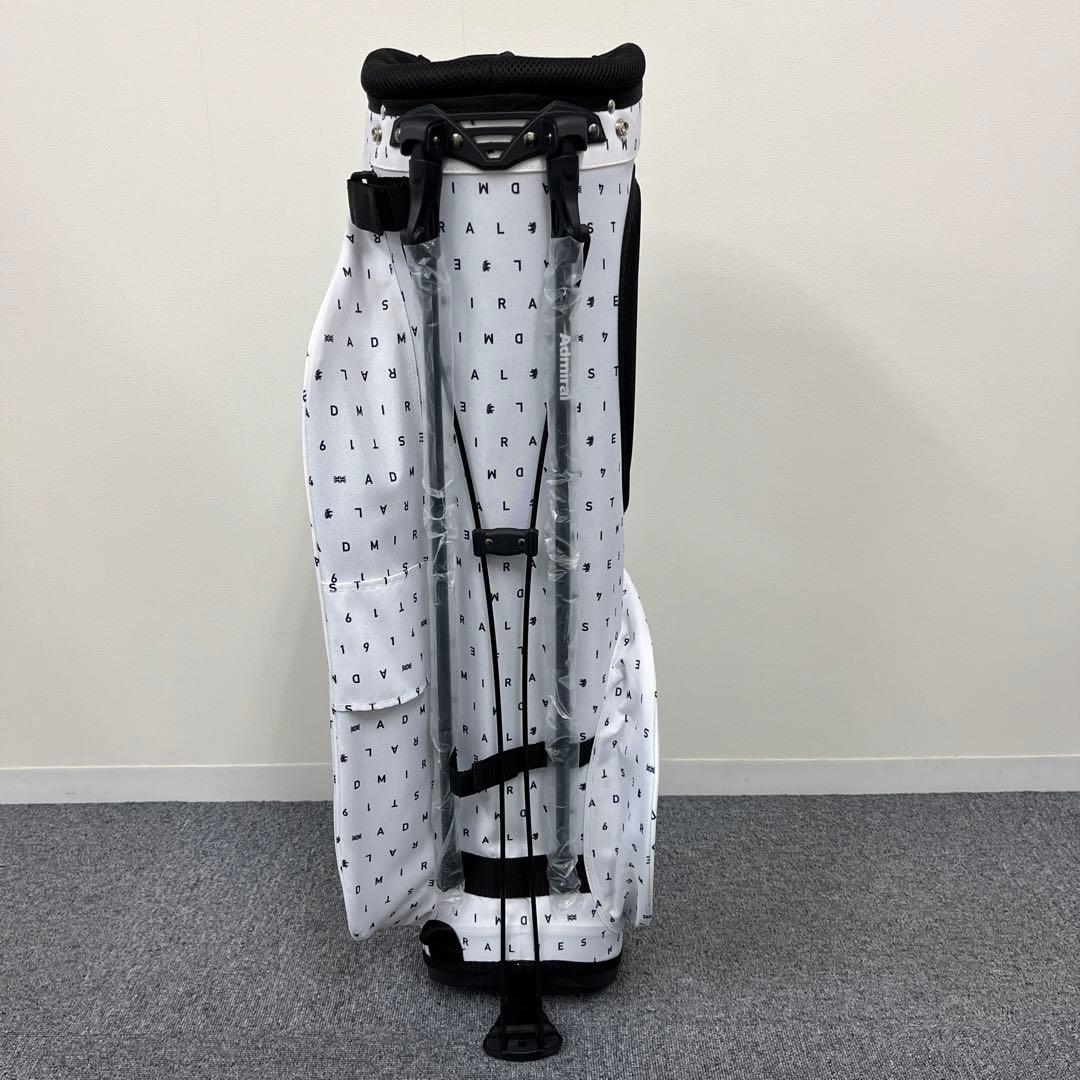 【新品】アドミラル ゴルフ スタンド キャディバッグ ホワイト ADMG3AC9