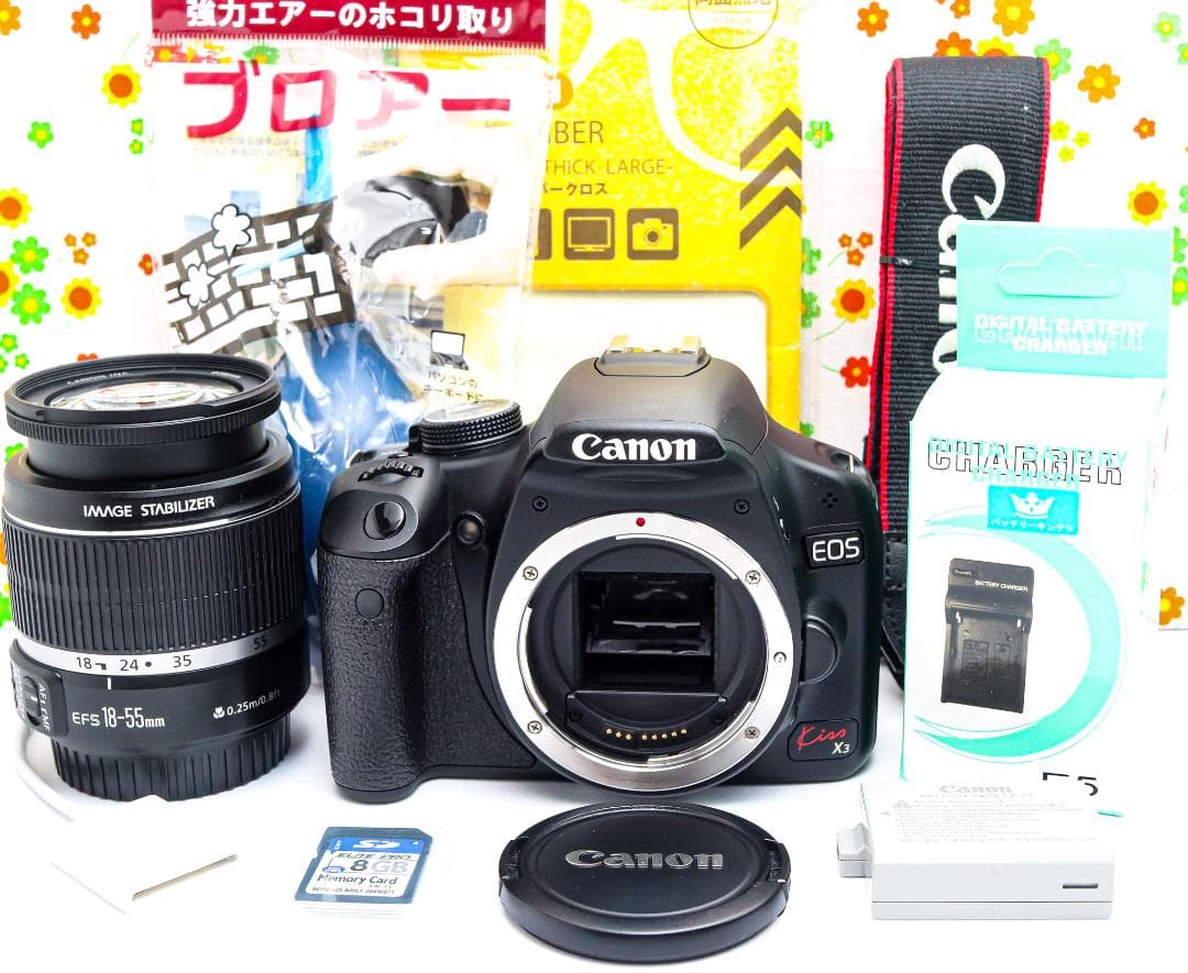 あすちゃん Canon kiss x3☆動画機能☆お手頃価格☆スマホに転送
