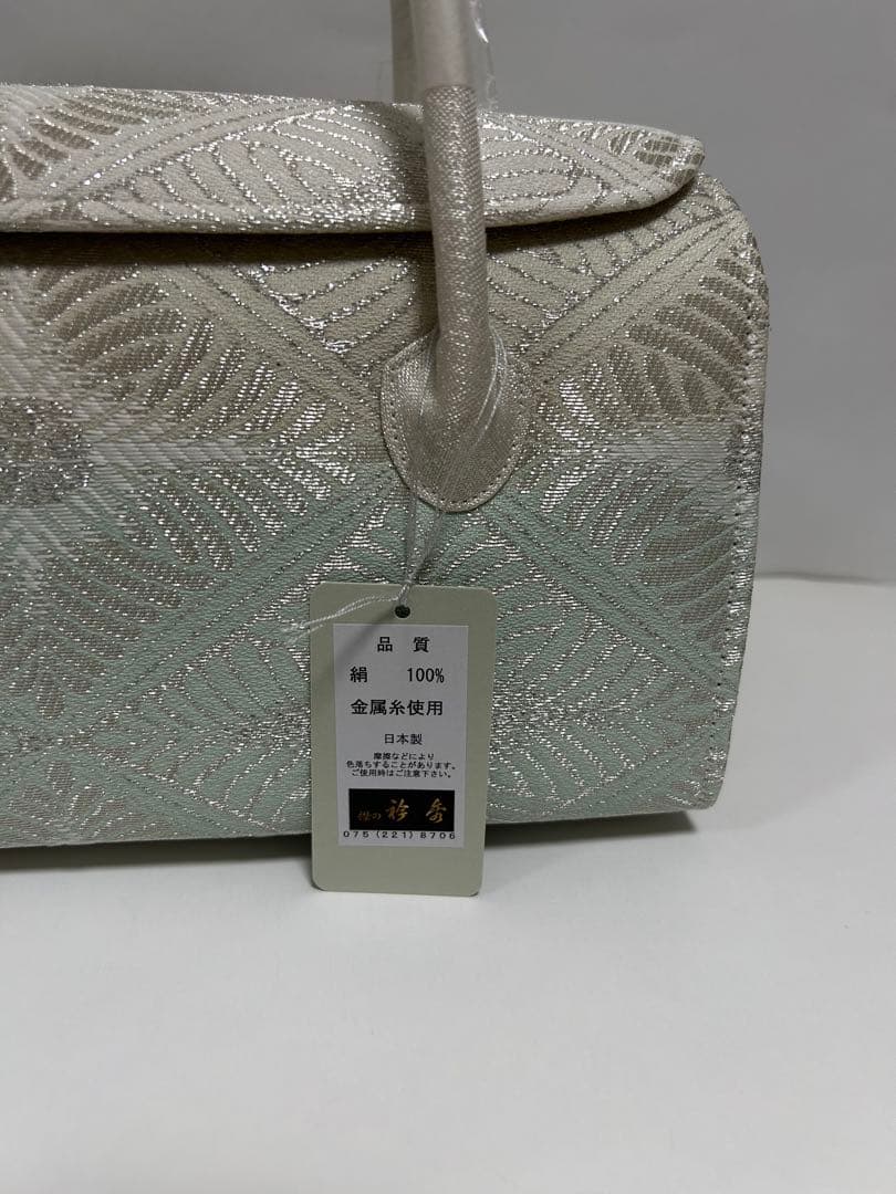 花！着物ようバック　かぶせバッグ　和装バック　あおりバック　利休バック