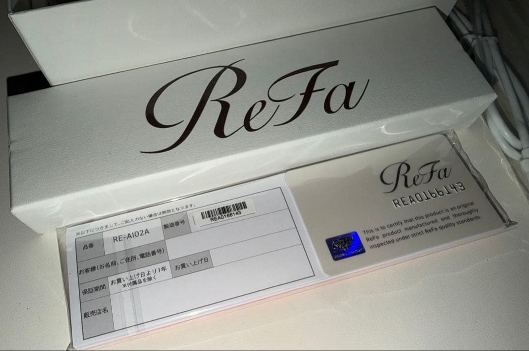 Refa リファ FINGER IRON フィンガーアイロン ホワイト