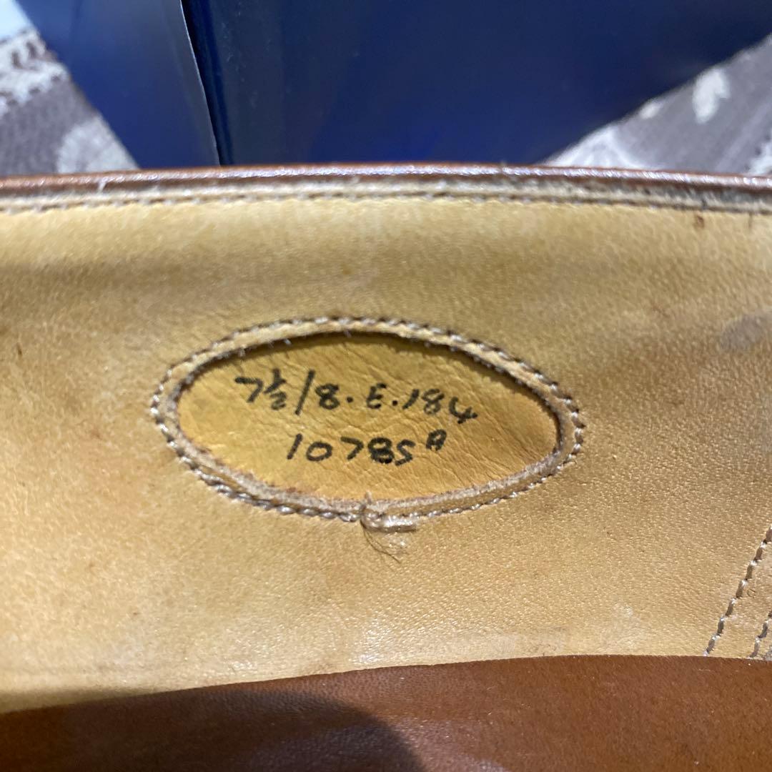 ★美品旧 エドワードグリーン バタフライ ローファー 7.5ブラウン