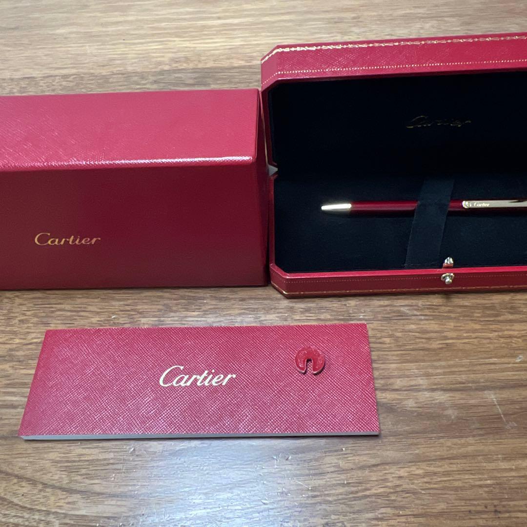 Cartier 赤 ボールペン 新品未使用