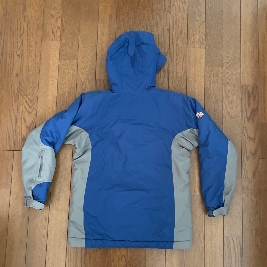 モンベル 子ども用スキーウェア 150cmブルー グレー キッズ　セットアップ